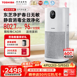 东芝（TOSHIBA）大白梨空气净化器除花粉过敏源甲醛pm2.5等离子消杀母婴家用病毒细菌医护级卫健委备案家用