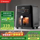 西屋（Westinghouse）空气炸锅全金属内腔免翻面可视化6L大容量多功能炸烤箱一体 WKZ60G20