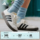 adidas「T头鞋」VL COURT复古休闲板鞋德训鞋男女阿迪达斯轻运动   汉玉白/黑色/树脂黄 (推荐女生买小半码)   40.5