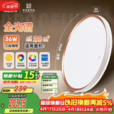 佛山照明吸顶灯现代简约书房儿童房节能灯36W三色可调宇汐