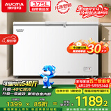 澳柯玛（AUCMA）375升单温大冷柜家用卧式冰柜雪糕柜 冷藏柜冷冻柜顶开门冰箱一级能效 BC/BD-375HNE 以旧换新