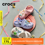 CROCS卡骆驰贝雅儿童洞洞鞋户外包头童鞋沙滩鞋凉鞋拖鞋/207013/207012 白色-100 33 (200mm)