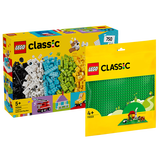 乐高（LEGO）(LEGO)积木拼装 11044创意玩乐积木盒+11023绿色底板 双组套