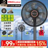 荣事达（Royalstar）【爆款推荐】电风扇交流定频家用7叶柔风落地扇台地两用大风量节能摇头电扇办公低噪 FD-30L501