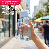 特百惠（Tupperware）乐趣550ml塑料杯男女士学生运动水杯子大容量泡茶杯 冰水蓝
