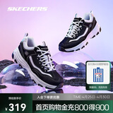 斯凯奇奥利奥|女鞋黑白老爹鞋复古熊猫鞋透气运动鞋88888250