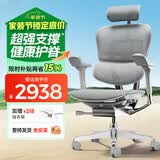 Ergonor保友金豪E2/金豪E2 Pro 高端人体工学椅 电脑椅办公椅家用电竞椅 【金豪E2】银白网 整椅发货 送货上门