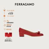 菲拉格慕（Ferragamo）女士Vara蝴蝶结高跟鞋  0591964_1D _ 80 礼物送女友