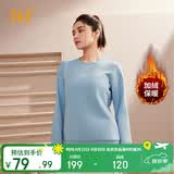 361°卫衣女春季加绒外套运动休闲圆领长袖套头衫上衣662344801D-8