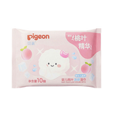 贝亲（Pigeon）婴儿新品桃叶凉感湿巾擦口擦手擦屁屁湿纸巾10抽1包KA101