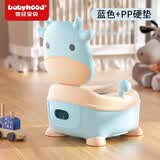 世纪宝贝（babyhood）儿童马桶坐便器 婴幼儿便盆男女宝宝小孩座便器尿桶抽屉便糟 蓝色 PP硬垫