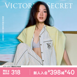 维多利亚的秘密（Victoria's Secret）维密 单依纯同款宅度假天丝绵柔印花凉感睡衣家居服套装女不易皱