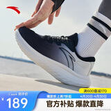 安踏缓震跑步鞋男休闲运动鞋轻便网面透气厚底回弹男鞋通勤健步鞋