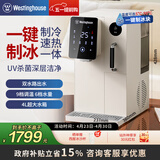 西屋冰块饮水机家用 台式即热直饮机小型制冰机免安装富锶矿泉水机 桌面办公室制冰速热冷水矿化一体机 匹兹堡WFH40-G3 即热制冷型