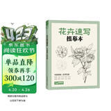 经典全集《花卉速写描摹本》零基础画画入门新手自学教程书籍线描花卉临摹手绘学绘画教材铅笔画素描速写描摹