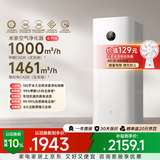 米家【缓解花粉过敏】空气净化器6Pro新升级双芯架构大空间除菌除醛母婴级家用除甲醛净化器发布会同款