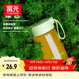 富光清然玻璃杯 高硼硅玻璃水杯子 女生便携牛奶咖啡高颜值茶杯330ml