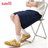 班尼路（Baleno）工装短裤男夏季青少年潮牌五分裤男士运动薄款透气宽松大裤衩