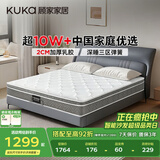 顾家家居（KUKA）梦想垫PLUS 2cm天然乳胶床垫席梦思主次卧床垫梦想垫1016 1.8x2米