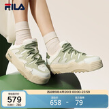 FILA 斐乐官方斑斓鞋ROSETTA女鞋板鞋轻便厚底鞋复古休闲鞋