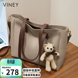viney牛皮包包女包大容量托特包轻奢斜挎单肩生日母亲节礼物实用送妈妈