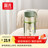 富光塑料茶杯水杯可爱ins风学生便携创意带盖杯子耐摔夏天简约太空杯