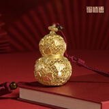 铜师傅《福禄万代》客厅桌面花丝铜葫芦摆件 装饰工艺品 新年礼物