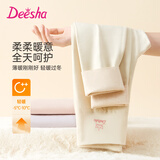 笛莎（DEESHA）【含绵羊毛桑蚕丝】儿童校服神器双面磨毛打底裤抗静电女童打底裤