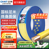 正泰（CHNT）电线铜芯电缆电源线BV1.5/2.5/4平方6平方国标纯铜家装硬电线 黄色BV4（100米）