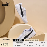 彪马（PUMA）经典复古透气小白鞋男女简约百搭休闲板鞋CARACAL 369863 白-黑色-03 37 【尺码偏小】