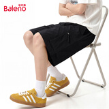 班尼路（Baleno）工装短裤男夏季青少年潮牌五分裤男士运动薄款透气宽松大裤衩