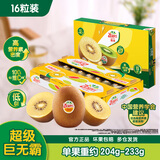 佳沛（zespri）新西兰阳光金奇异果原箱 16粒巨无霸 单果约204-233g   水果礼盒