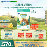 君乐宝（JUNLEBAO）君乐宝小小鲁班诠力爱儿童配方奶粉4段关注视护力800g*6玉米黄质