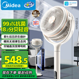 美的（Midea）【轻羽静谧】空气循环扇四季净化扇家用落地扇直流变频电风扇大风力台扇空调伴侣手机遥控GDH24HG