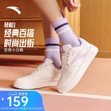 安踏轻松丨板鞋轻盈软弹女鞋夏季透气情侣小白鞋厚底耐磨增高休闲鞋