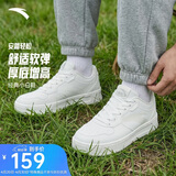安踏轻松丨板鞋轻盈软弹男鞋夏季透气情侣小白鞋厚底耐磨增高休闲鞋