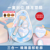 妖制轮廓柔焦修容套组面部斜角鼻影腮红修容刷短植绒定妆迷你粉扑