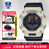 卡西欧（CASIO）学生表黑金GSHOCK双显运动防水腕表石英电子表送男友礼物520礼物 GA-900TS-4A熊猫配色