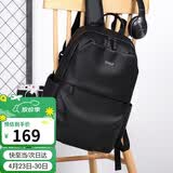 高尔夫（GOLF）背包男士大容量双肩包男韩版学生书包15英寸电脑包旅行包 黑色