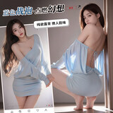 梵佳宜情趣内衣性感房事战袍2026新款高端制服母犬sm羞耻大尺度免洗睡衣 【网红款】性感睡衣方便老公吃免洗即穿情侣物品 均码80-130斤夫妻刺激方便老公吃日系情侣睡衣