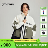 phenix菲尼克斯户外冲锋衣男女拼色休闲运动骑行卫衣防水防风外套登山服 小森林 M 宽松版型