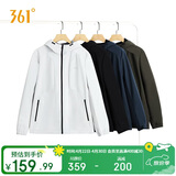 361°外套男春季三防加绒运动休闲夹克风衣抓绒衣652544605D-1