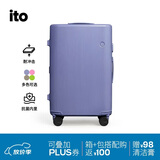 ITO行李箱PISTACHIO2拉杆箱大容量高颜值女旅行箱托运箱数字紫24英寸