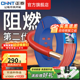 正泰（CHNT）阻燃电线BV2.5/4/6平方单股铜芯电线 电缆线国标电源线家用铜芯线 阻燃｜红色火线BV2.5  100米