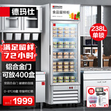 德玛仕（DEMASHI）食品留样柜 学校幼儿园公司留样柜食堂用水果蔬菜保鲜留样冰箱保鲜柜冷藏冰柜展示柜LG-260Z(带锁)