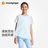 moodytiger【仙女家族】女童短袖T恤26年夏季新款儿童防晒凉感速干运动上衣