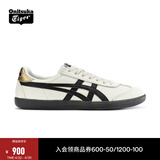 Onitsuka Tiger鬼塚虎男女款复古德训鞋轻便透气运动休闲板鞋TOKUTEN 1183B938 白色/黑色 41.5