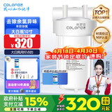 科罗菲（COLOFEL）【品质升级】大白瓶前置过滤器 大蓝瓶大胖瓶中央净水机全屋家用净水器通用滤芯除氯小型中央净水 10寸单联标配（搭UDF除余氯）
