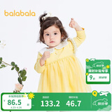 巴拉巴拉宝宝连衣裙蓬蓬网纱裙A字裙女童装2025秋季裙子儿童209325111003