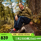 迈乐（Merrell）男女款户外越野徒步鞋MOAB GTX防水透气防滑抓地耐磨登山鞋 J035797 灰深兰-3 GTX男款 40